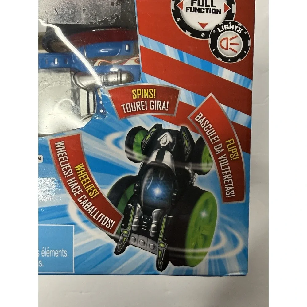 Nitro Stunt Twisterz Radio Control Car RC Spin Wheelie Flip Lights NKOK Toy‎ New